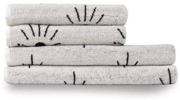 Set of 4 Furn. Theia Towels Ivory