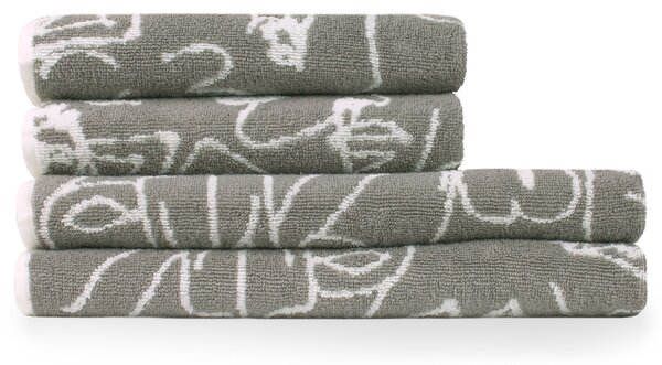 Set of 4 Furn. Kindred Towels Grey