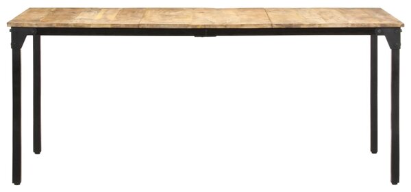 Dining Table 180x90x76 cm Rough Mango Wood