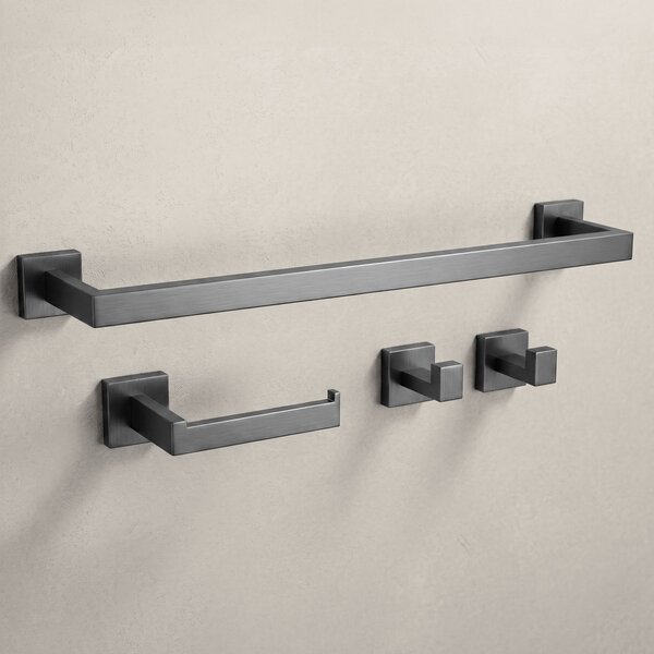 Bathroom Accessories Set Rio Titan 4 Pieces