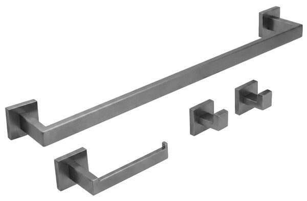 Bathroom Accessories Set Rio Titan 4 Pieces