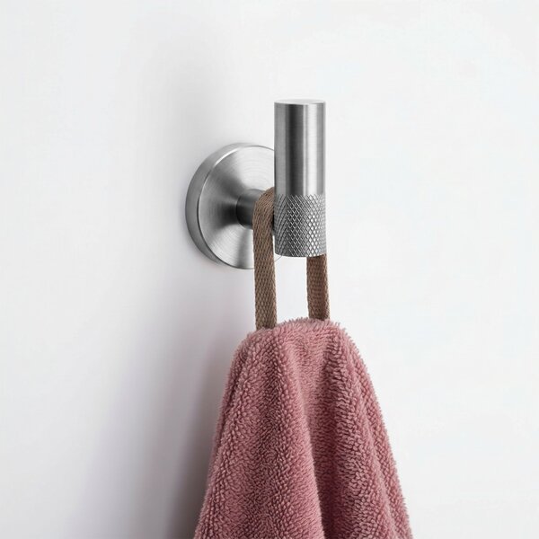 Bathroom Accessories Set GRID Brush Nickel 4 Pieces