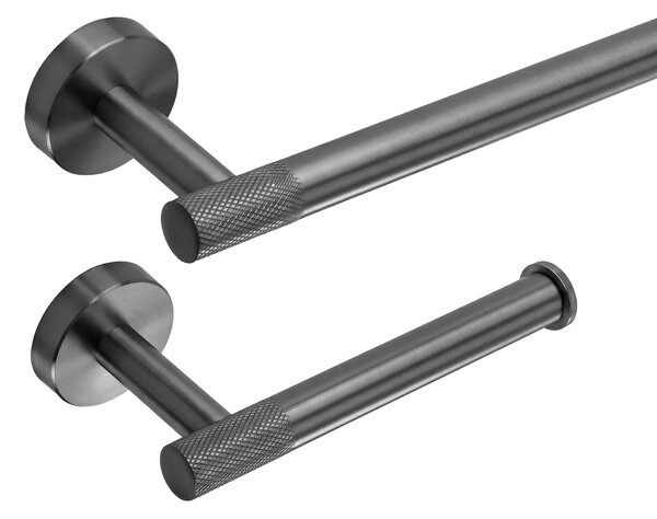 Bathroom Accessories Set GRID Titan 4 Pieces