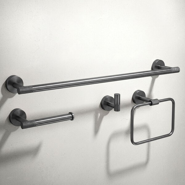 Bathroom Accessories Set GRID Titan 4 Pieces