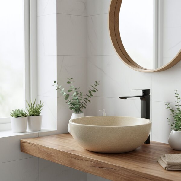 Bathroom faucet REA Urban Black High