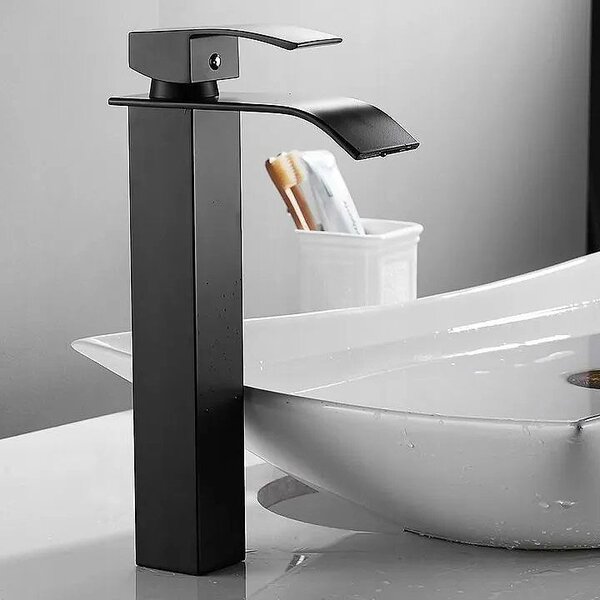 Bathroom faucet Calani LOTUS Black High