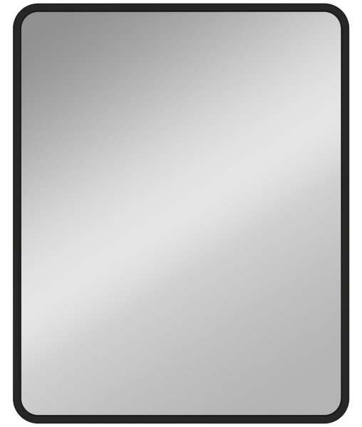 HOMCOM Rectangular Wall Mirror with HD Glass - Black