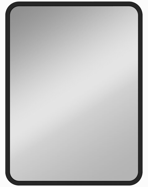 HOMCOM Rectangular Wall Mirror with HD Glass - Black