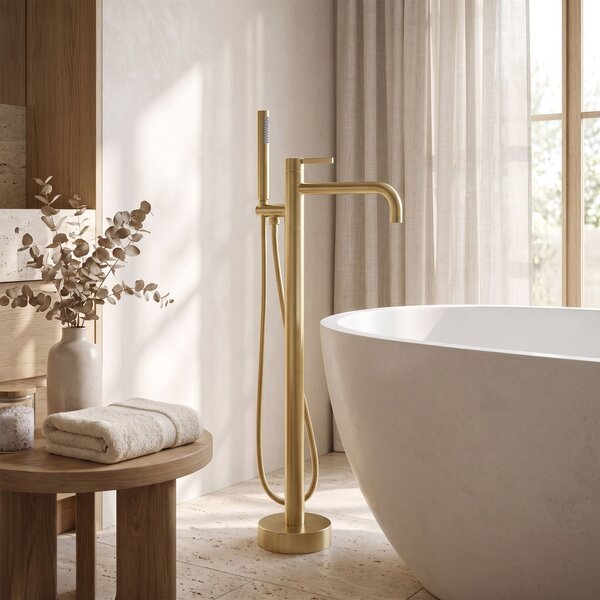 Free-standing faucet Rea Foster Brush Gold