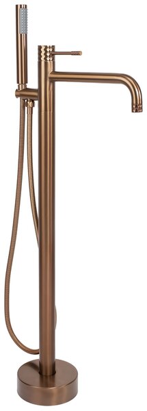 Free-standing faucet Rea Lungo Diamond Brush Copper