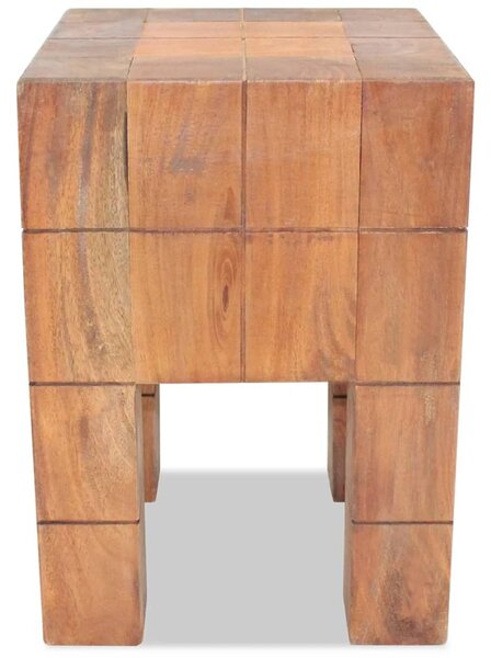 Stool Solid Mahogany Wood