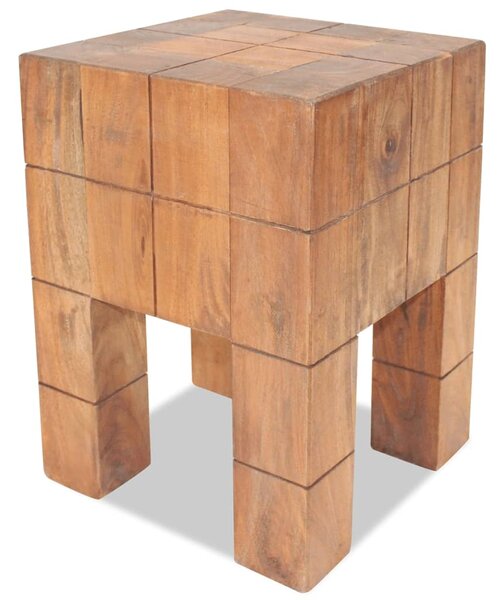 Stool Solid Mahogany Wood