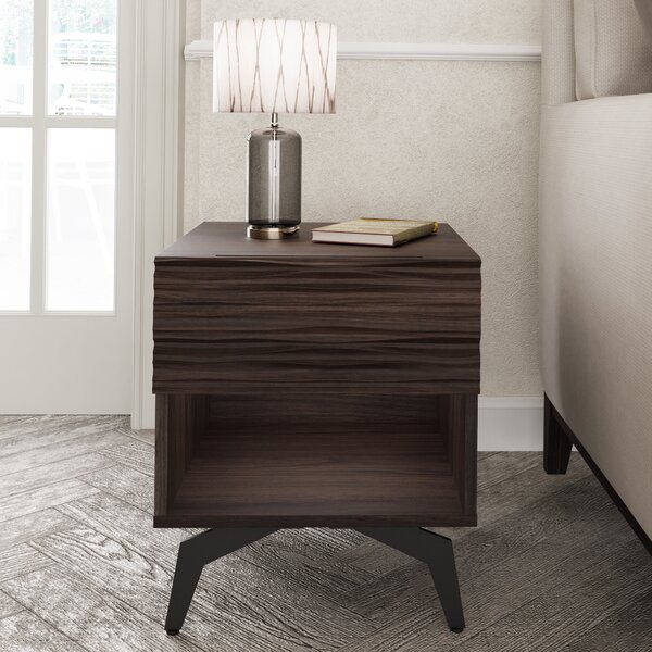 Ashcroft Side Table, Dark Walnut Walnut