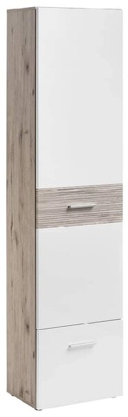 Deland Wooden Hallway Cabinet With 2 Doors In White And Oak