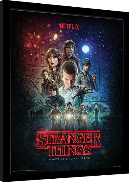 Framed poster Stranger Things - One Sheet