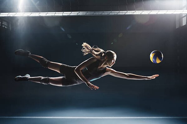 Photography Volleyball player jumping to the ball, Stanislaw Pytel