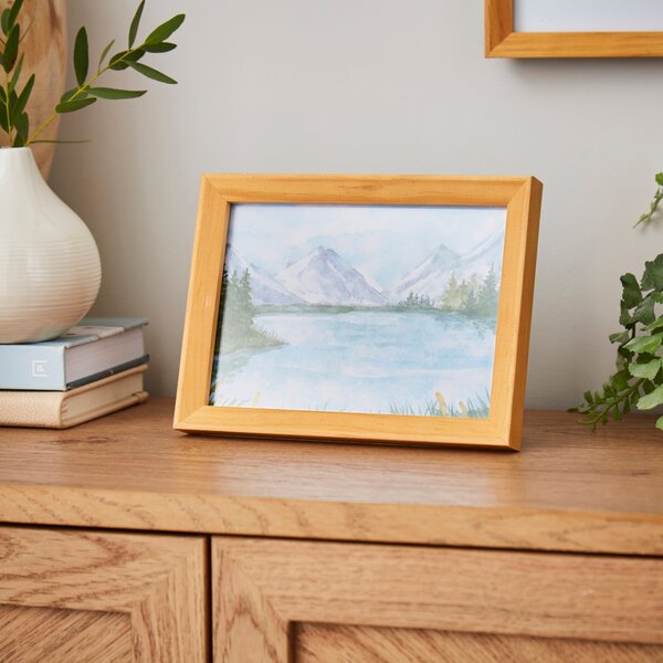 Solid Wood Edge Photo Frame Natural
