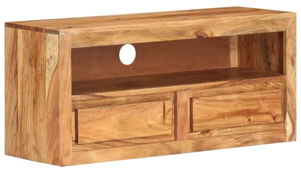 TV Cabinet 88x30x40 cm Solid Wood Acacia