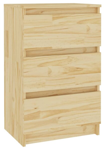 Bedside Cabinet 40x29.5x64 cm Solid Pine Wood