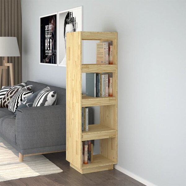 Book Cabinet/Room Divider 40x35x135 cm Solid Pinewood