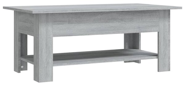 Coffee Table Grey Sonoma 102x55x42 cm Engineered Wood