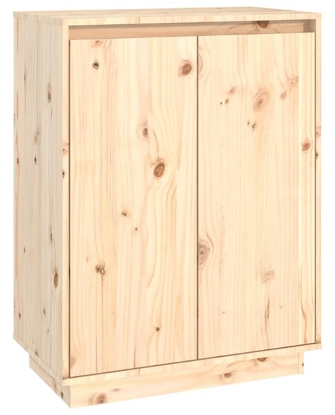 Shoe Cabinet 60x35x80 cm Solid Wood Pine