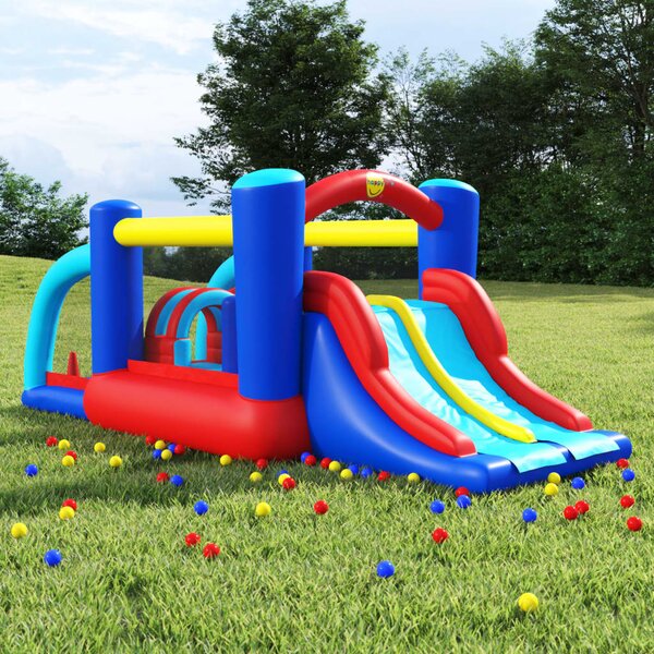 Happy Hop Inflatable Bouncer with Slide 529x252.5x215 cm PVC