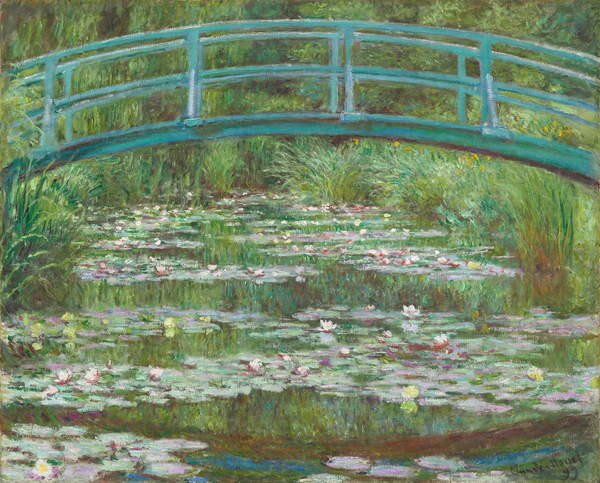 Claude Monet - Fine Art Print The Japanese Footbridge, 1899, (40 x 30 cm)