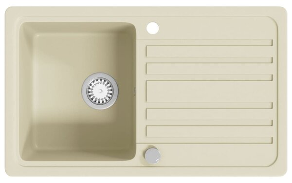 Granite Kitchen Sink Single Basin Beige