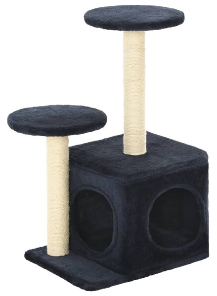 Cat Tree with Sisal Scratching Posts 60 cm Dark Blue