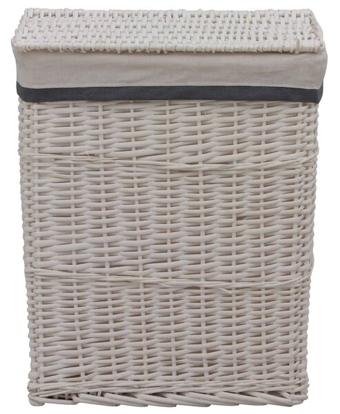 Laundry Basket White Willow