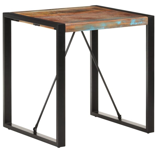 Dining Table 70x70x75 cm Solid Reclaimed Wood