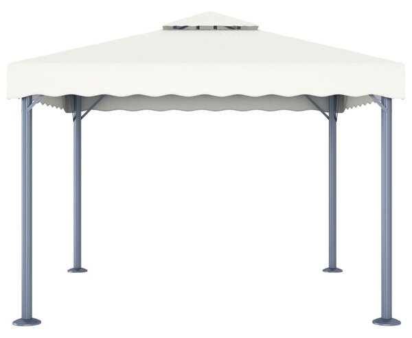 Gazebo 300x300 cm Cream Aluminium