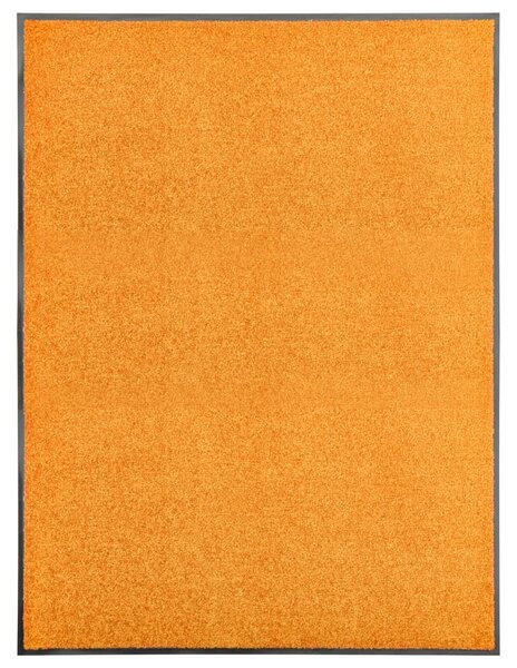 Doormat Washable Orange 90x120 cm