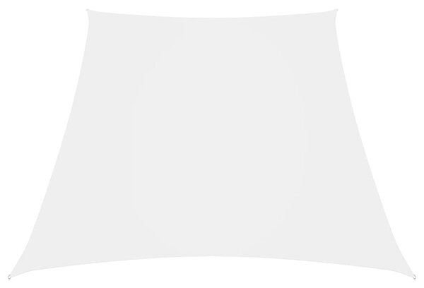 Sunshade Sail Oxford Fabric Trapezium 2/4x3 m White