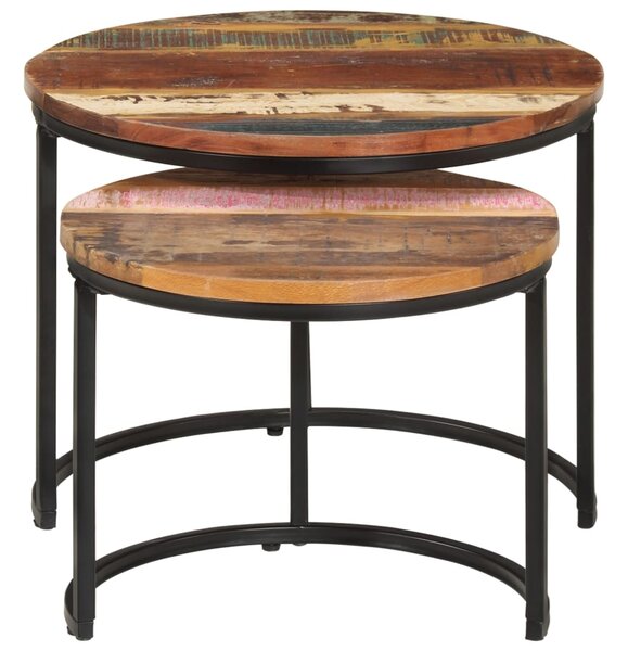 Nesting Tables 2 pcs Solid Reclaimed Wood