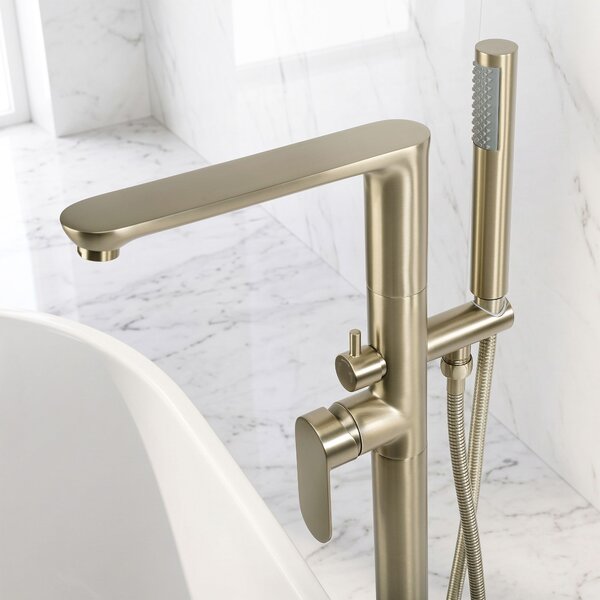 Free-standing faucet Rea Logan Brush Gold