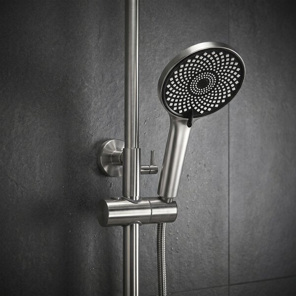 Shower set Rea Hunter Brush Nickel
