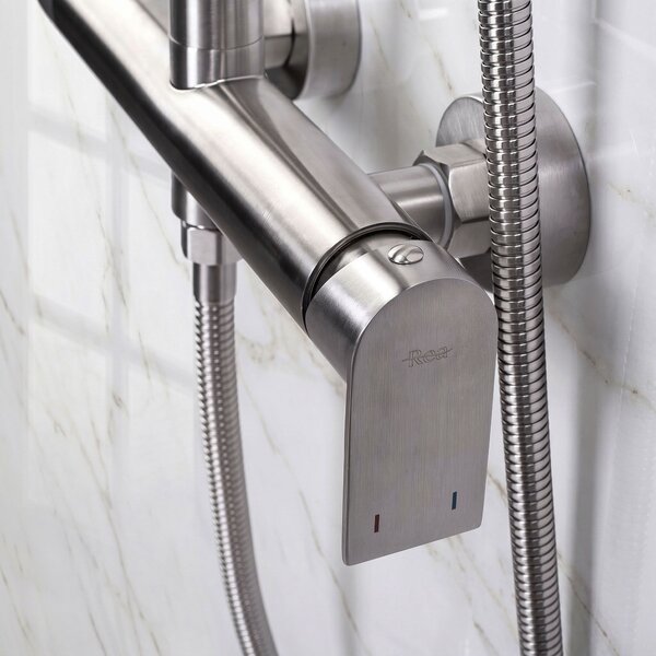 Shower set Rea Hunter Brush Nickel