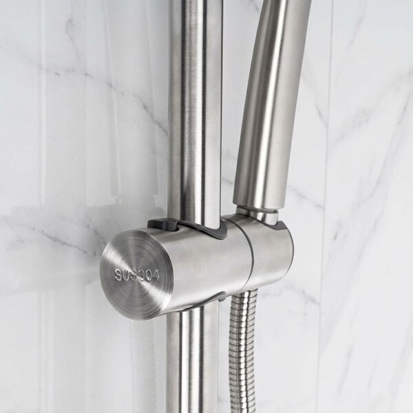 Shower set Rea Hunter Brush Nickel