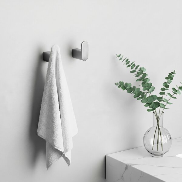 Bathroom Accessories Set Mati Brush Nickel 4 Pieces