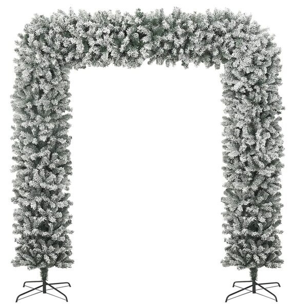 Christmas Tree Arch with Flocked Snow 240 cm