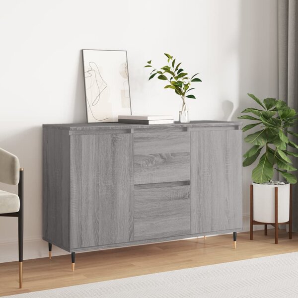 Sideboard Grey Sonoma 104x35x70 cm Engineered Wood