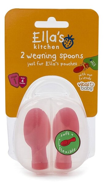 Vital Baby Ella's Kitchen Weaning Spoons Pack of 2