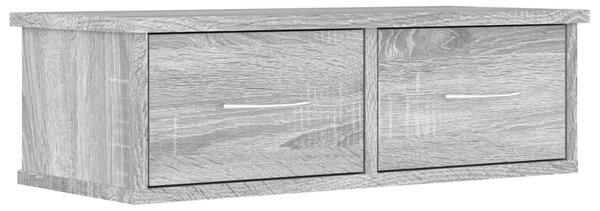 Wall Cabinet Grey Sonoma 60x26x18.5 cm Engineered Wood