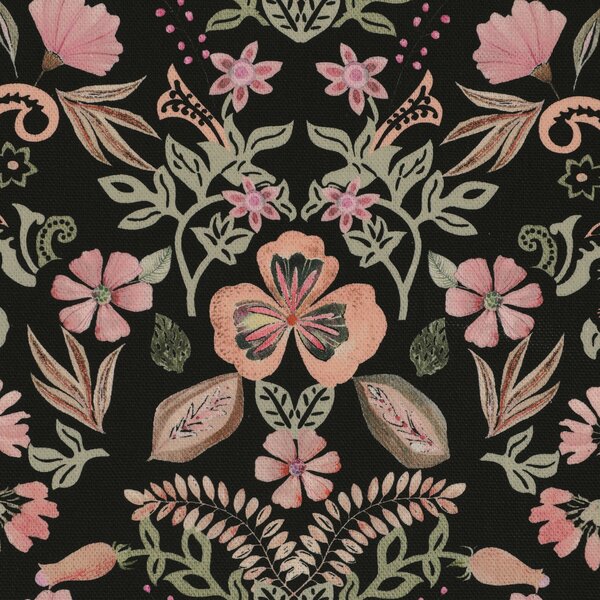 ANTE DECOR Skoll Fabric Black