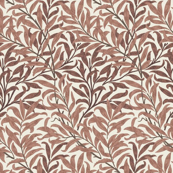 William Morris Willow Bough Digitally Printed Fabric Rust