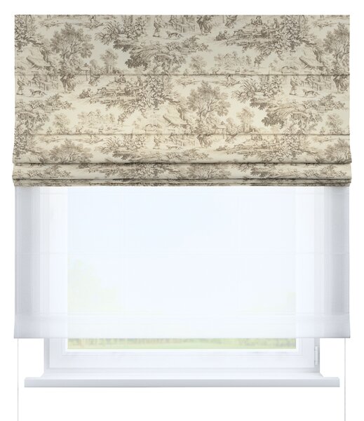 Double layered Roman blind DUO