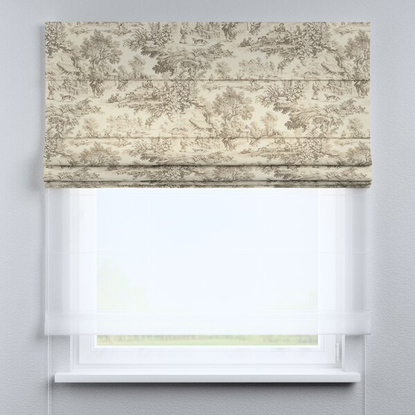 Double layered Roman blind DUO