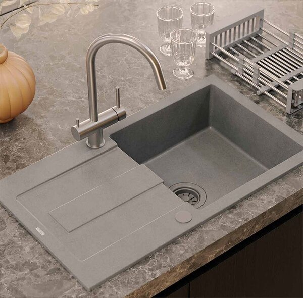 Kitchen faucet REA Caren BRUSH NICKEL